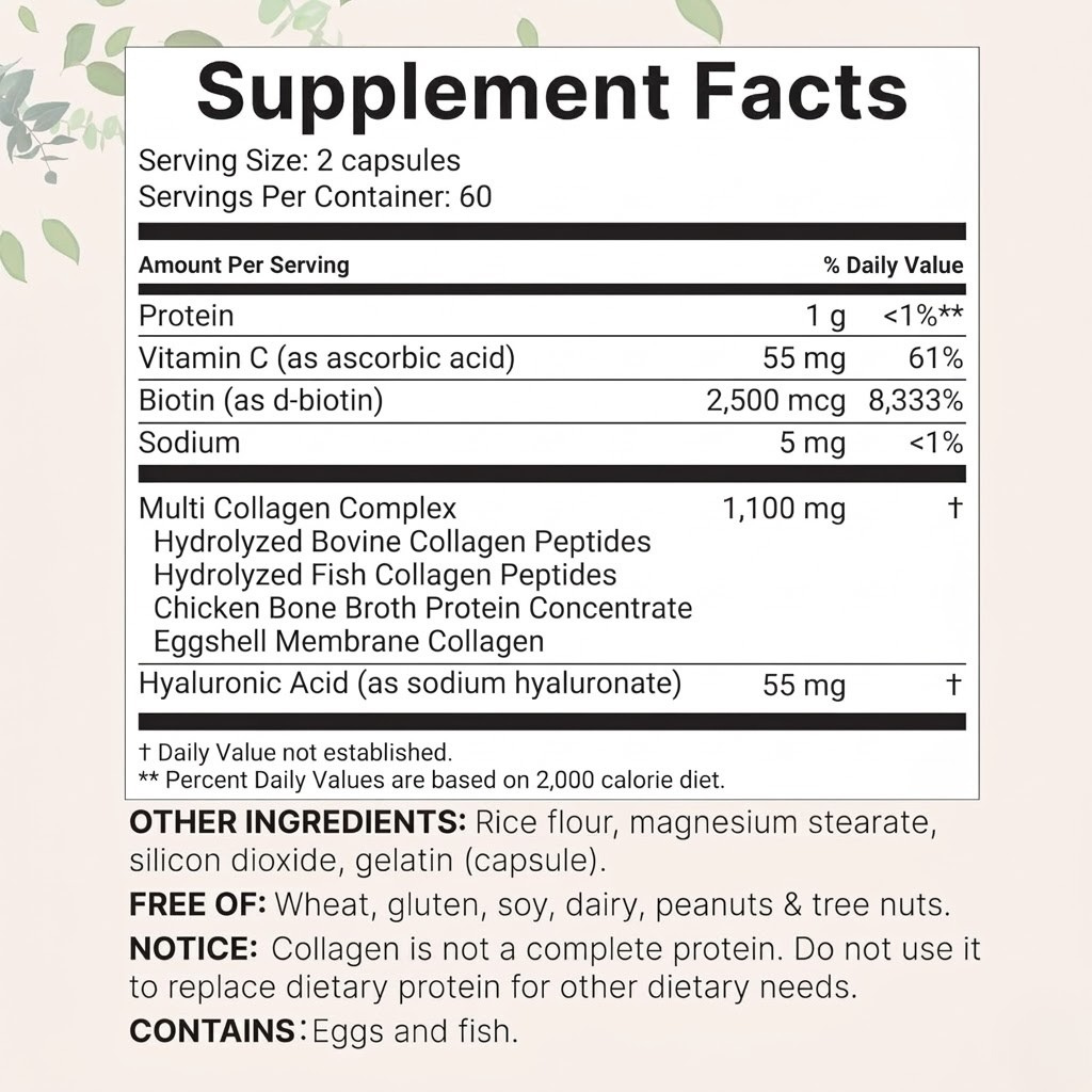 Multi Collagen Complex 8:1 - Complete Beauty Collagen