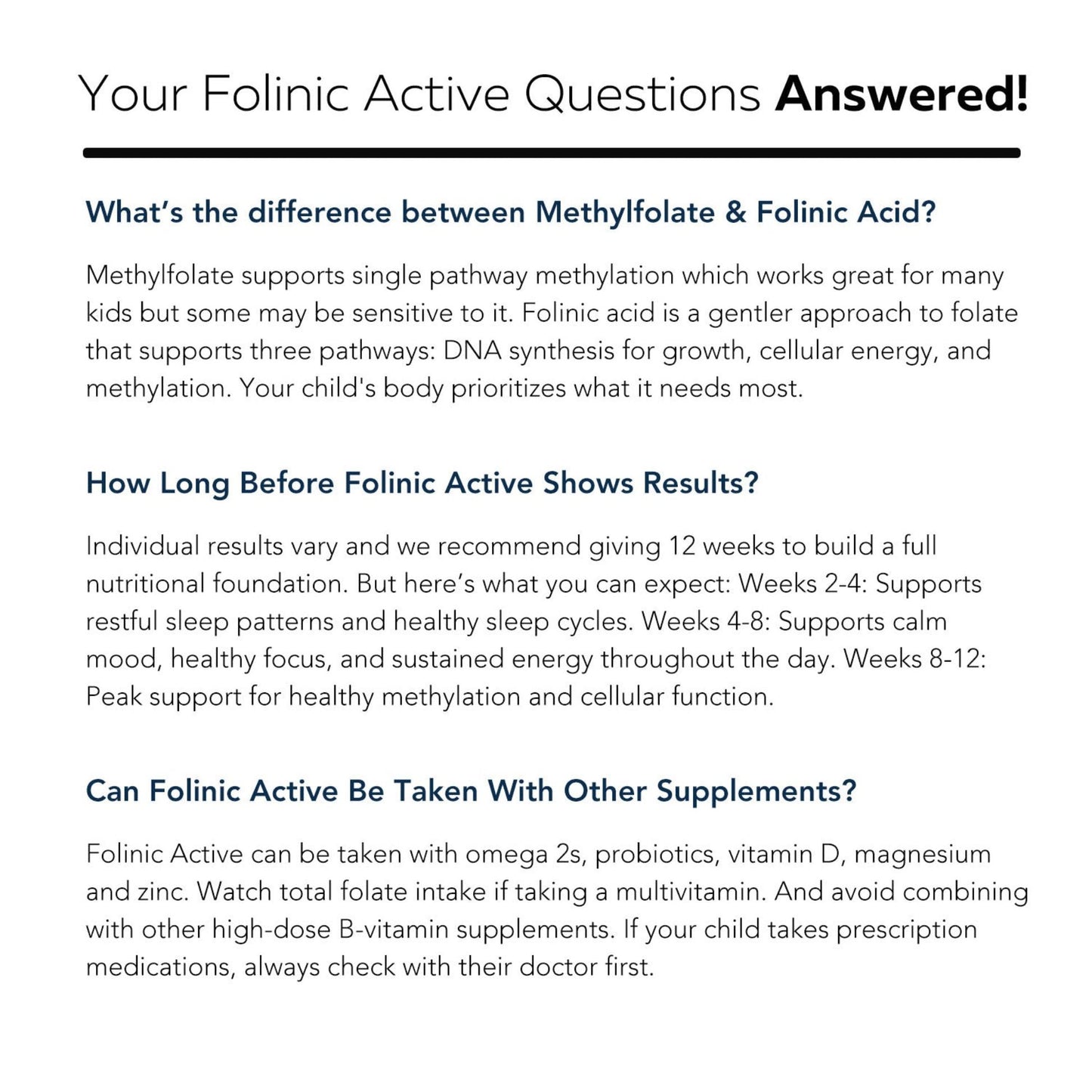 FolinicActive™ Kids Folinic Acid + B12 Drops