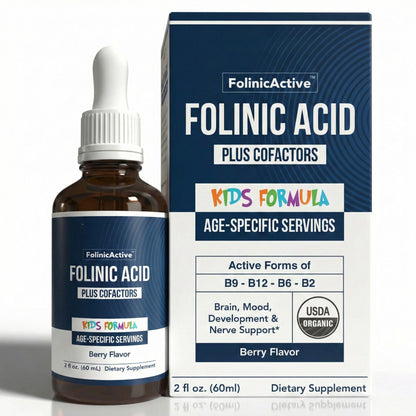 FolinicActive™ Kids Folinic Acid + B12 Drops