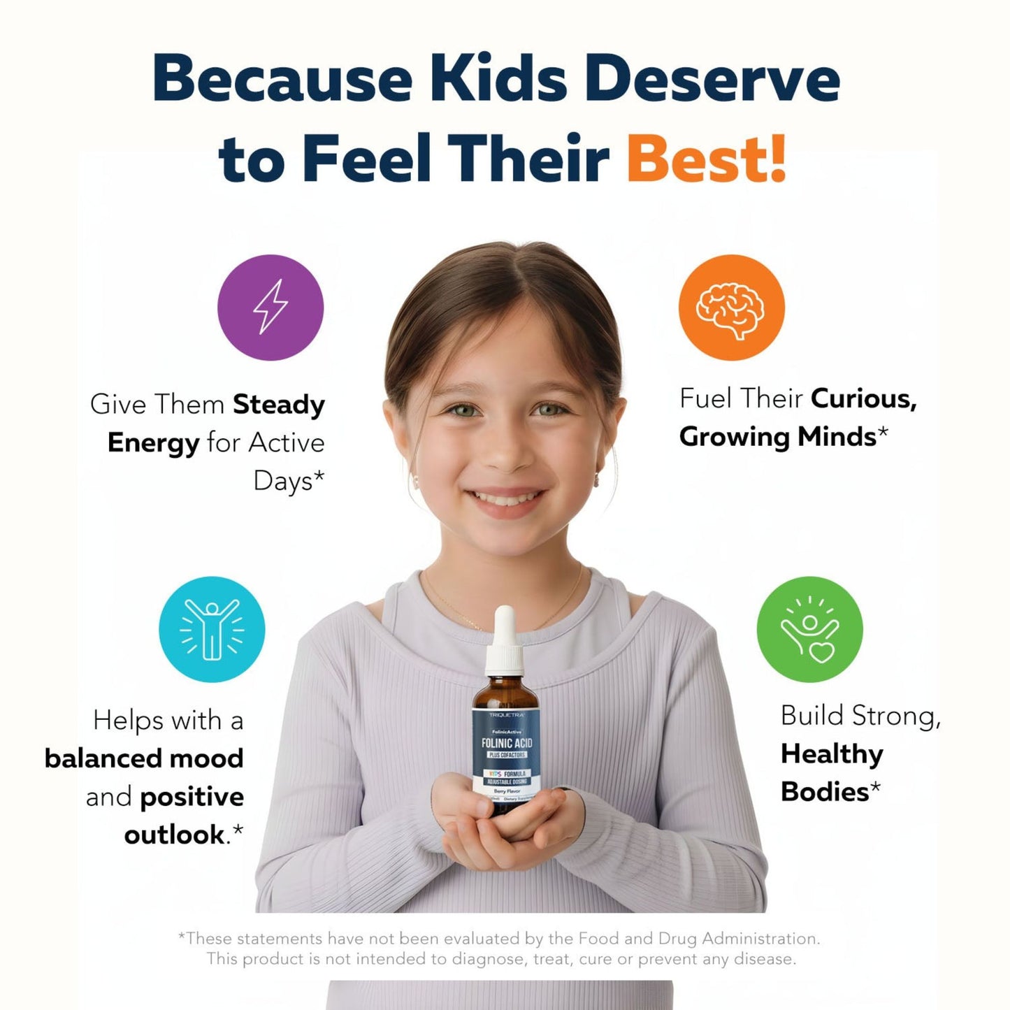 FolinicActive™ Kids Folinic Acid + B12 Drops