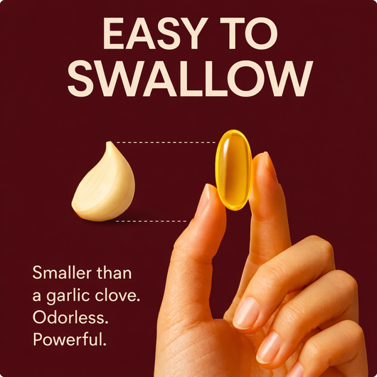 Odorless Aged Garlic Extract — Heart & Cholesterol Support Softgels