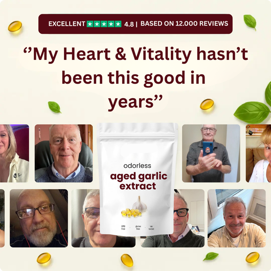 Odorless Aged Garlic Extract — Heart & Cholesterol Support Softgels